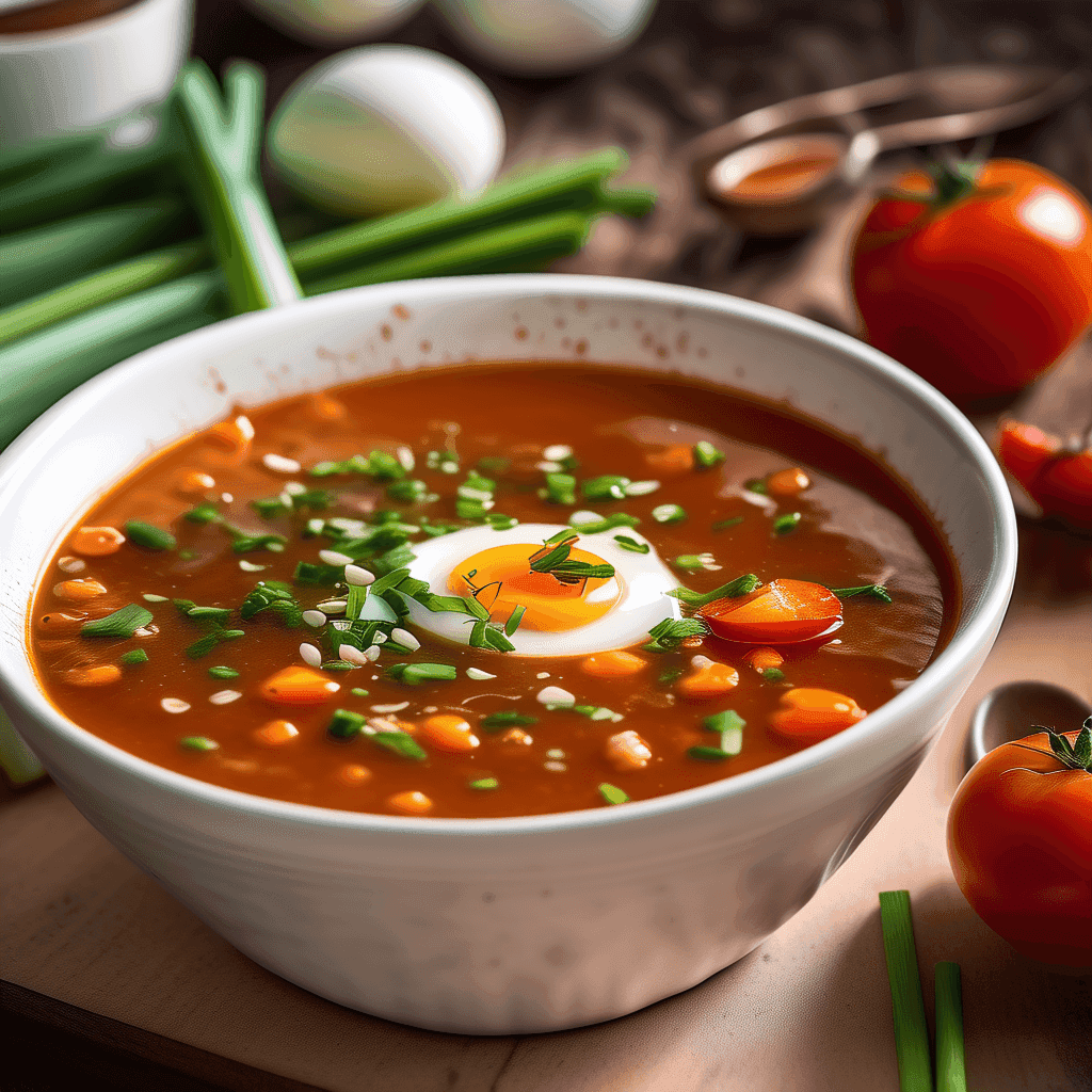 Egg & Tomato Drop Soup