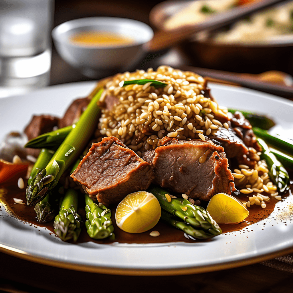 Ginger Beef & Asparagus
