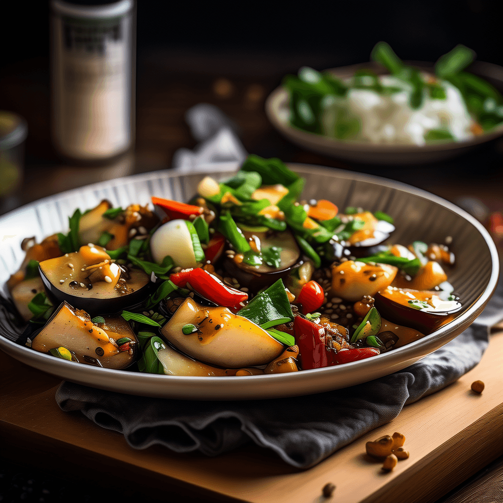 Garlic Eggplant Stir-Fry