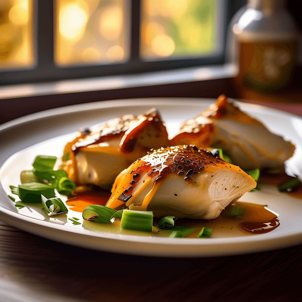 Ginger Scallion Poached Chicken
