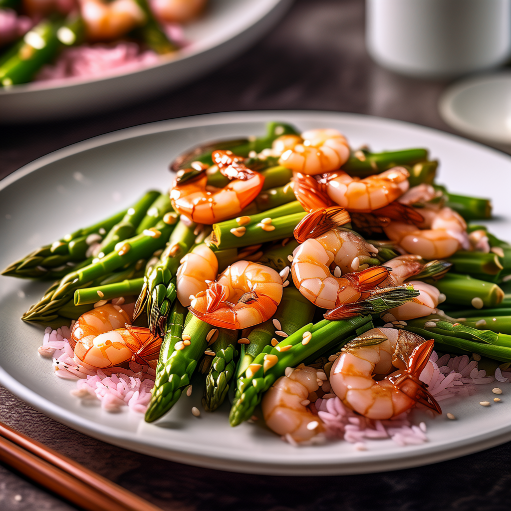 Shrimp & Asparagus Stir-Fry